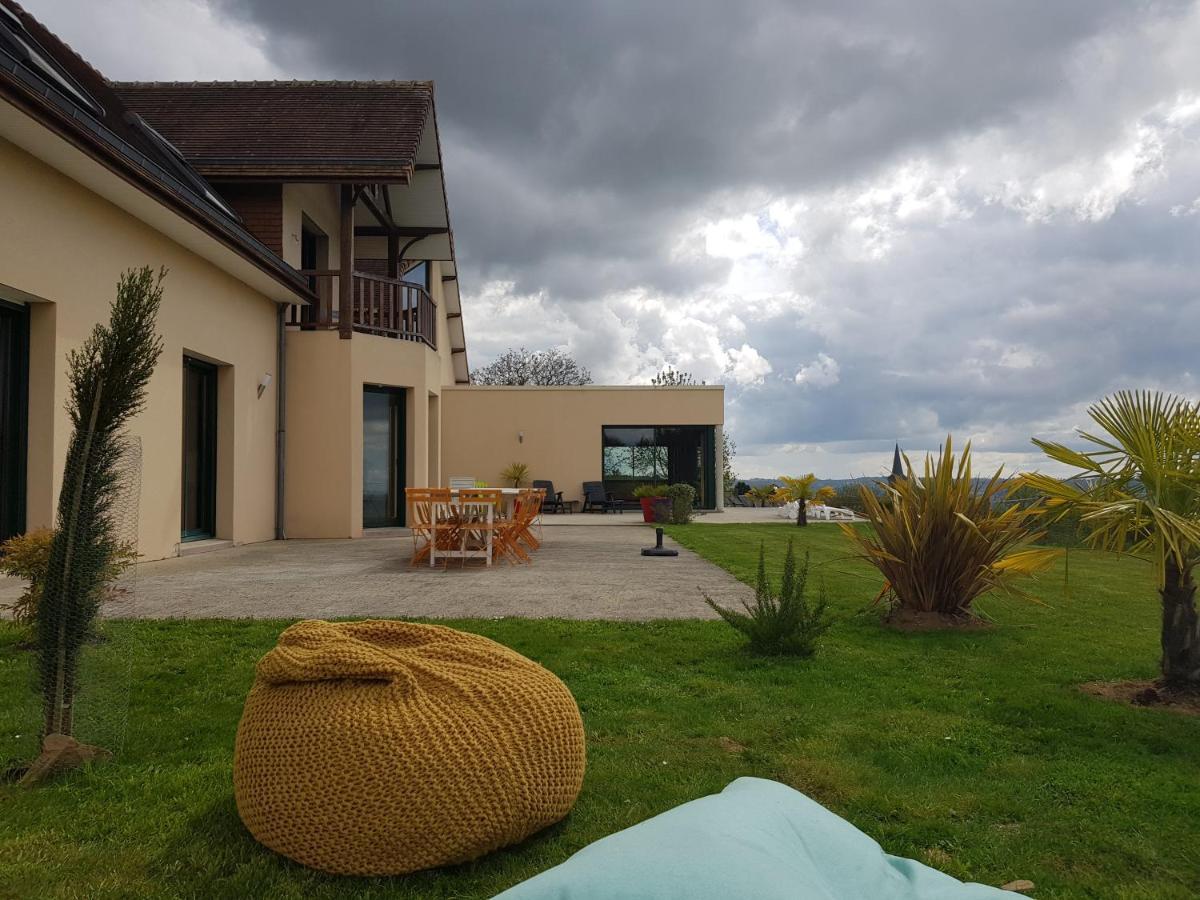 Saint-Pois Magnifique Villa Avec Piscine Interieure מראה חיצוני תמונה